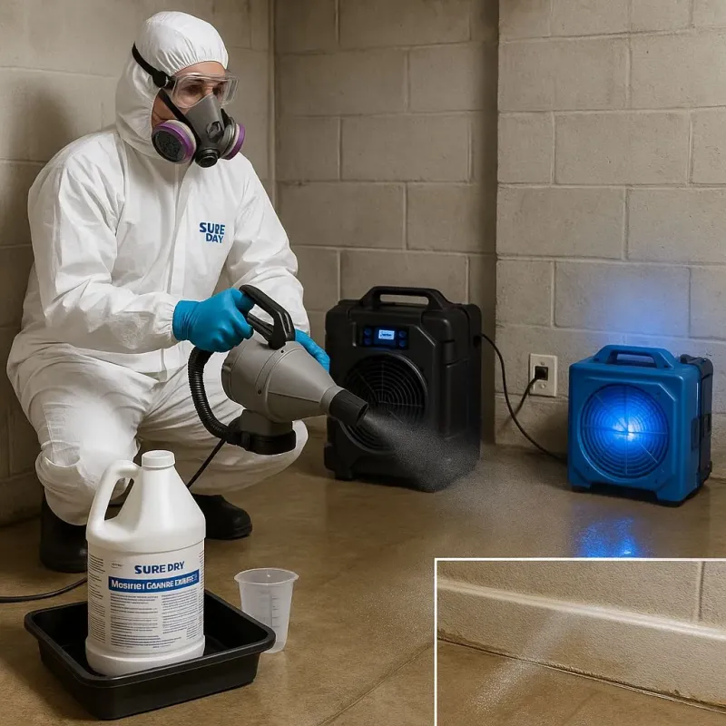 Sanitization and Odor Removal process in Hiland Park, FL