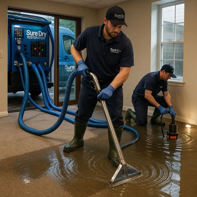 Water Extraction and Removal process in Hiland Park, FL